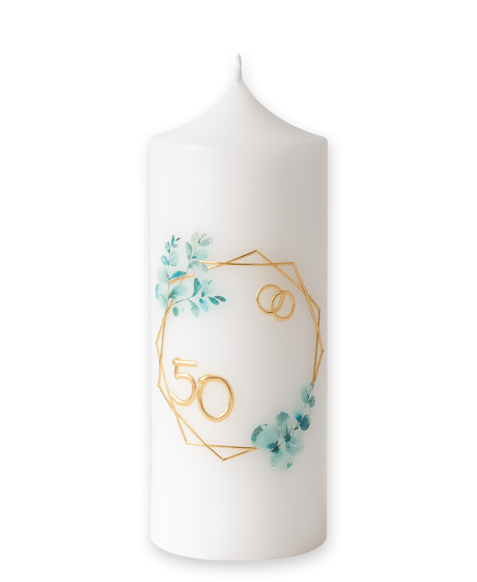 Goldhochzeitskerze-Nr-423